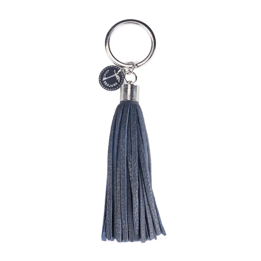 Leather Tassel Keychain